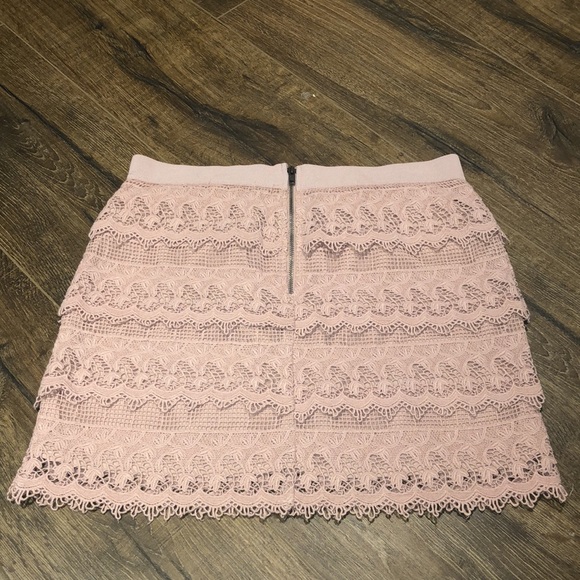 American Eagle Outfitters Pink Lace Skirt - Picture 7 of 8